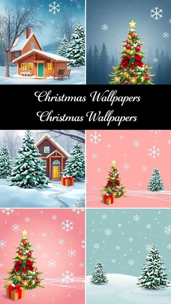 Aesthetic Christmas Wallpapers for Best Friends Matching aesthetic Christmas wallpapers with festive designs for best friends.